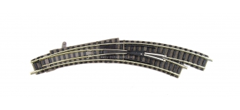 FL9175 Aiguillage courbe, commande manuelle, 111 mm